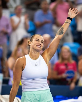 Sabalenka tiger tattoo